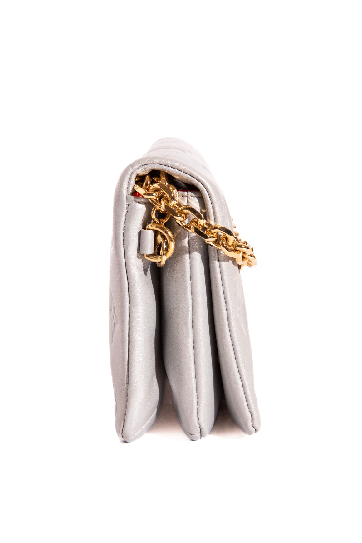 LOUIS VUITTON Silver Coussin Pochette