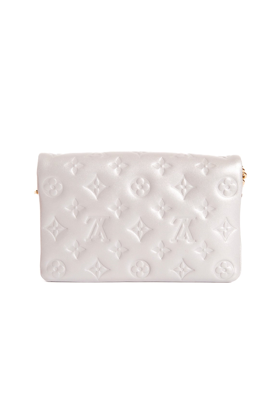 LOUIS VUITTON Silver Coussin Pochette