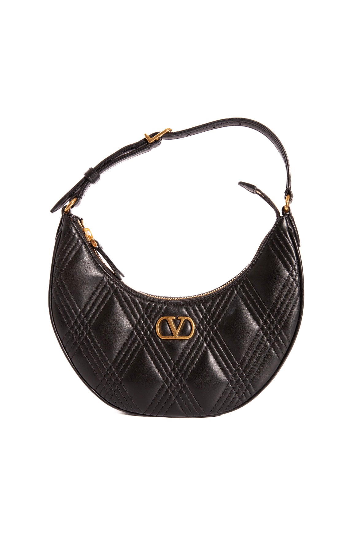 VALENTINO GARAVANI Quilt 67 Mini Hobo Handbag