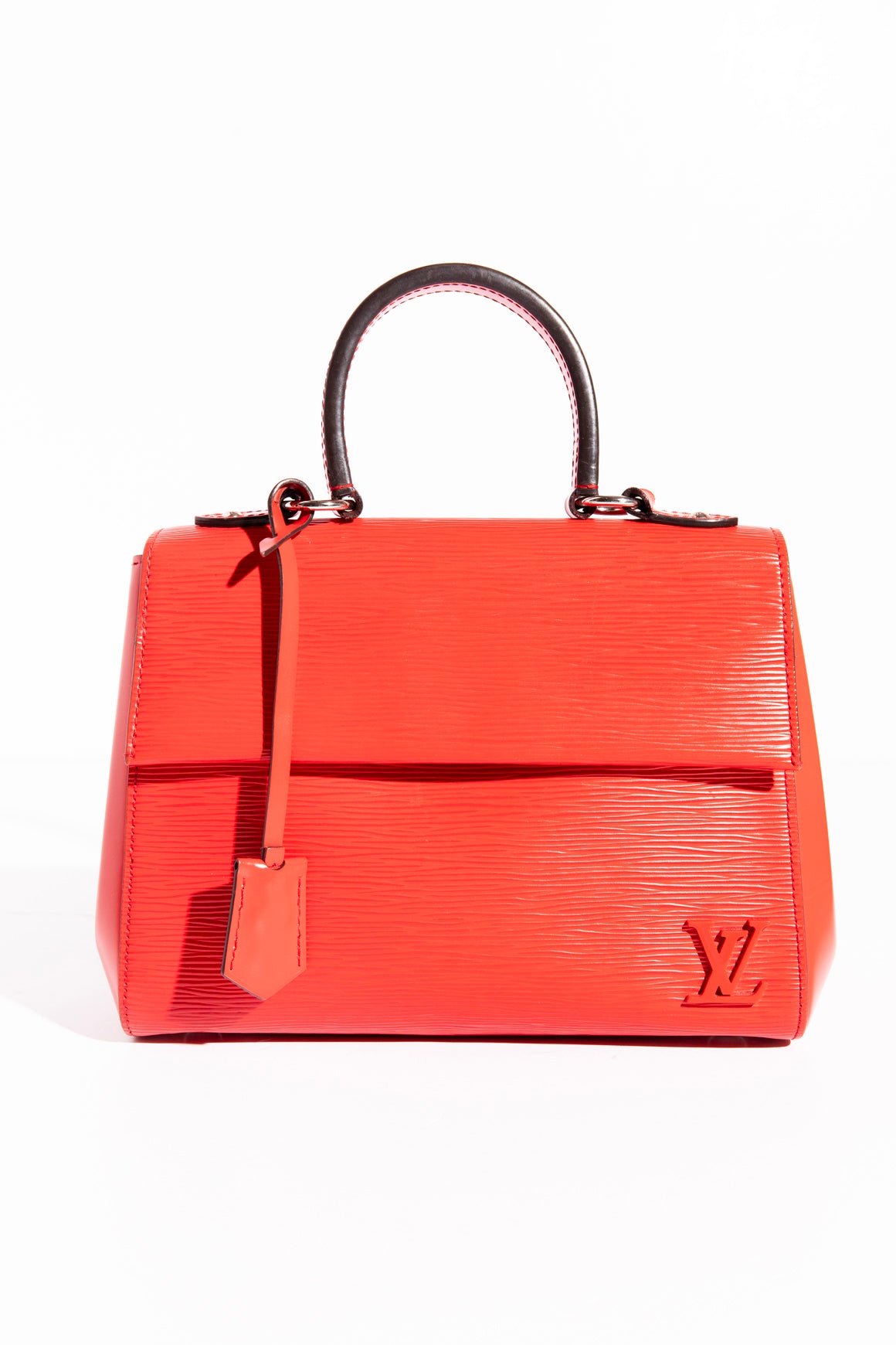 LOUIS VUITTON Red Epi Leather Cluny Bag