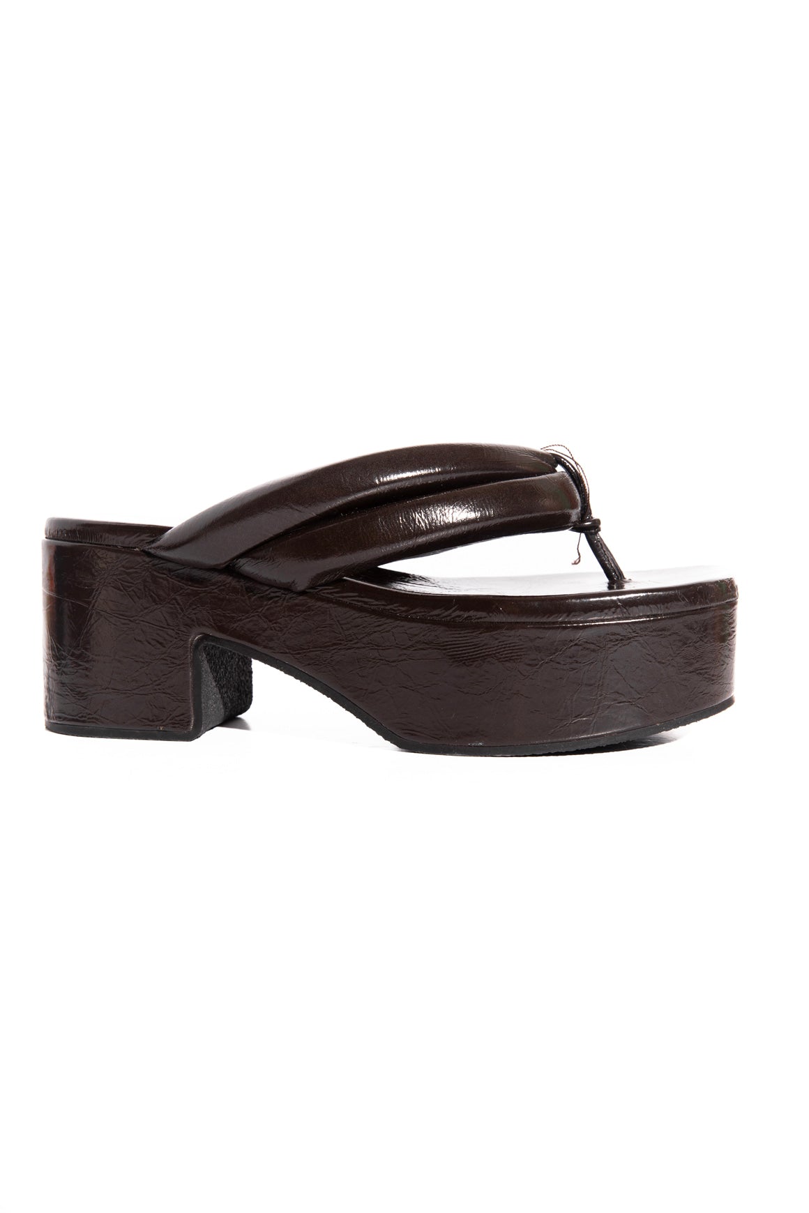 DRIES VAN NOTEN Brown Platform Sandals (Sz. 36.5)