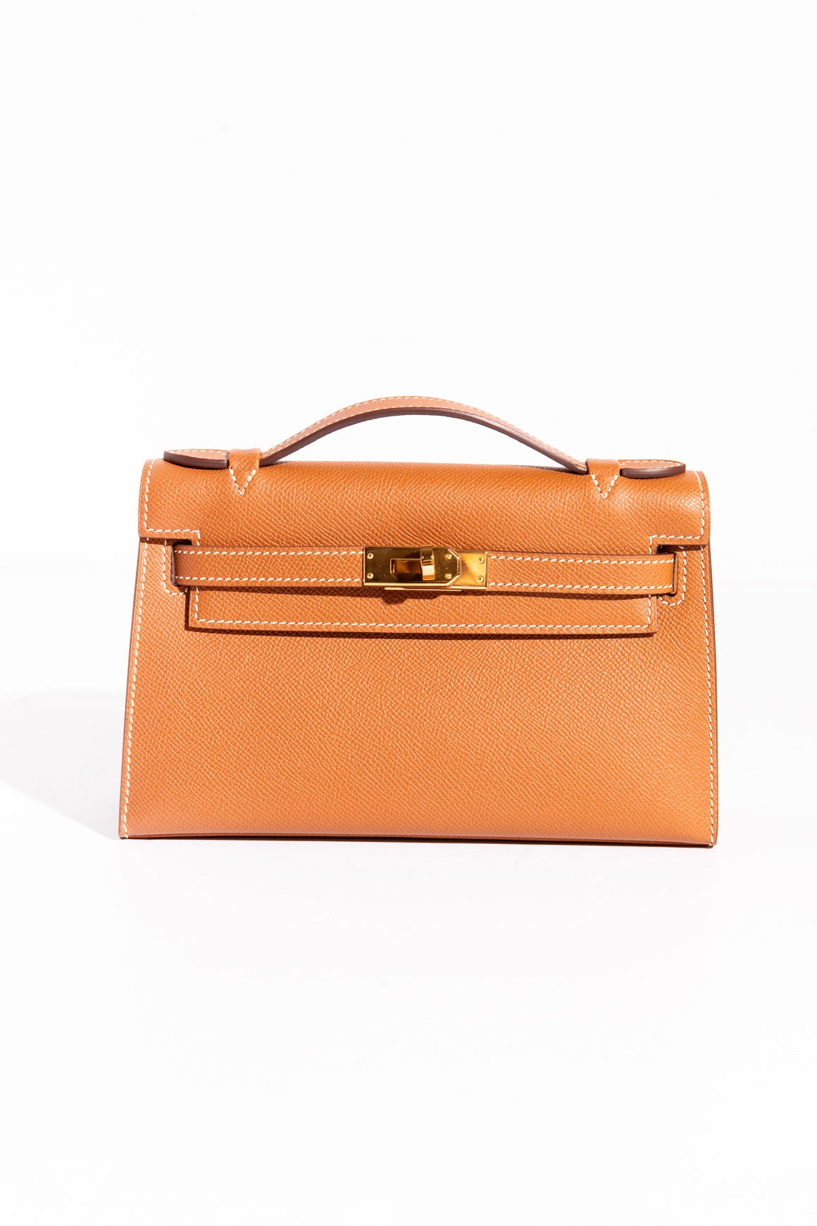 HERMES 2025 Gold Kelly Pochette