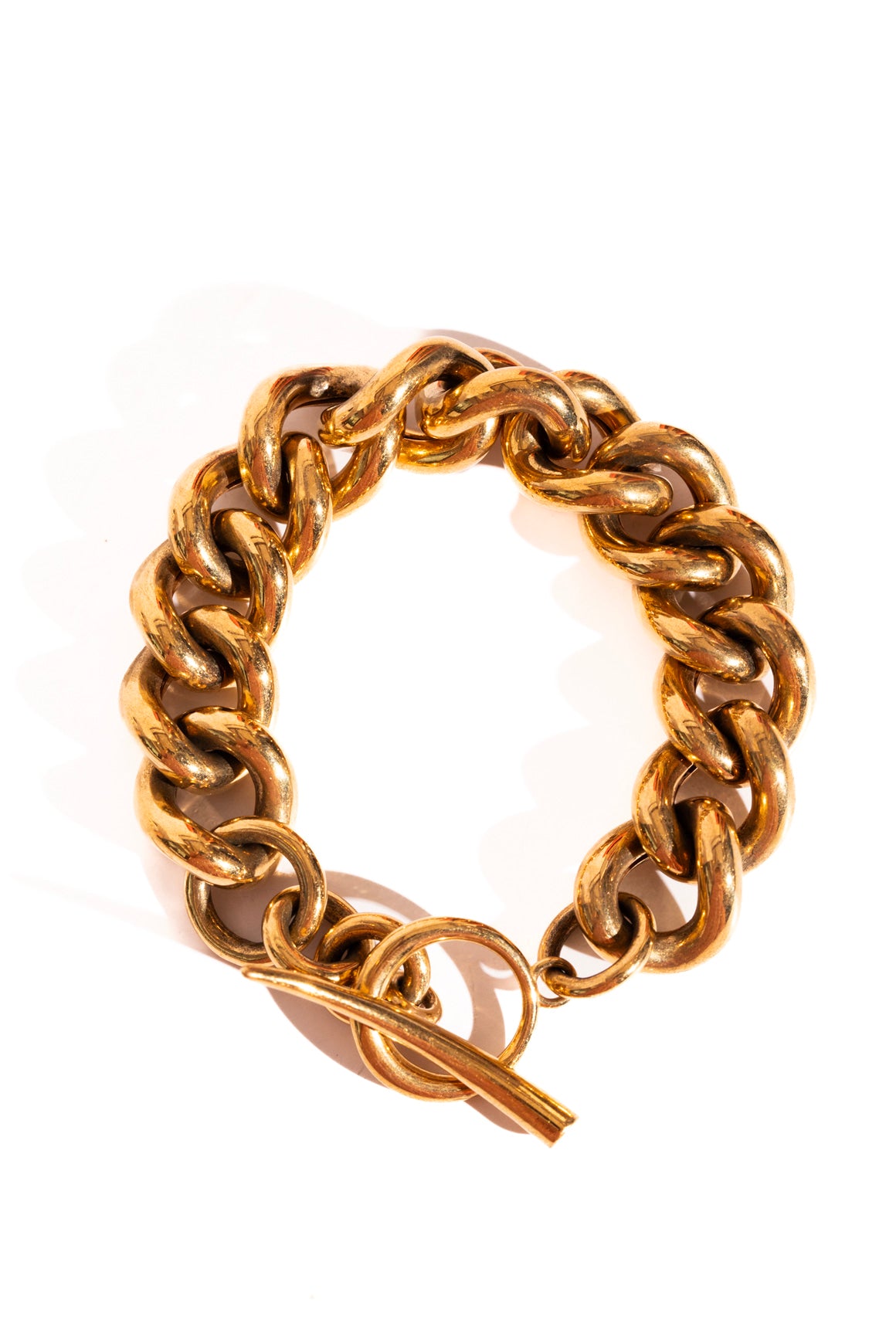 GABRIELLA ARTIGAS Gold Plated Chunky Palmeira Bracelet