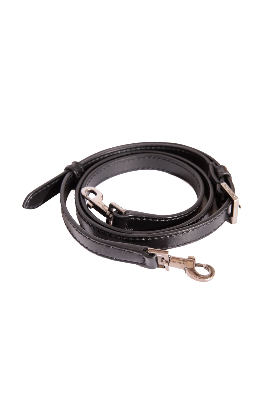 SAINT LAURENT Black Silver Stud Mica Bag