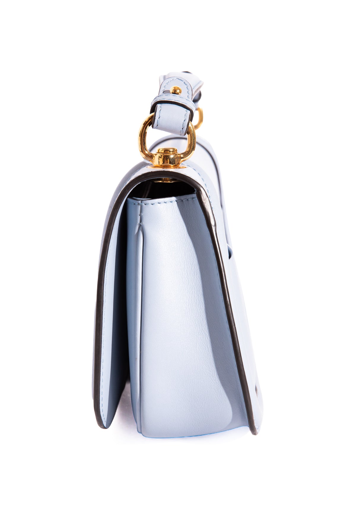 GUCCI Pale Blue Roxy Calfskin Blondie Shoulder Bag