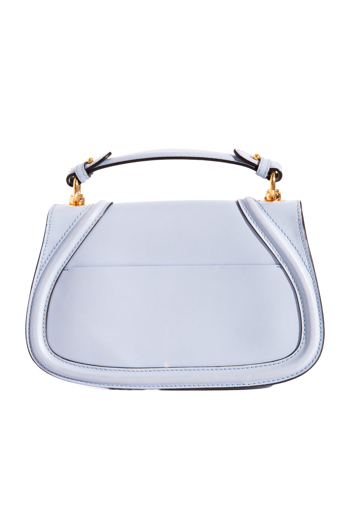 GUCCI Pale Blue Roxy Calfskin Blondie Shoulder Bag