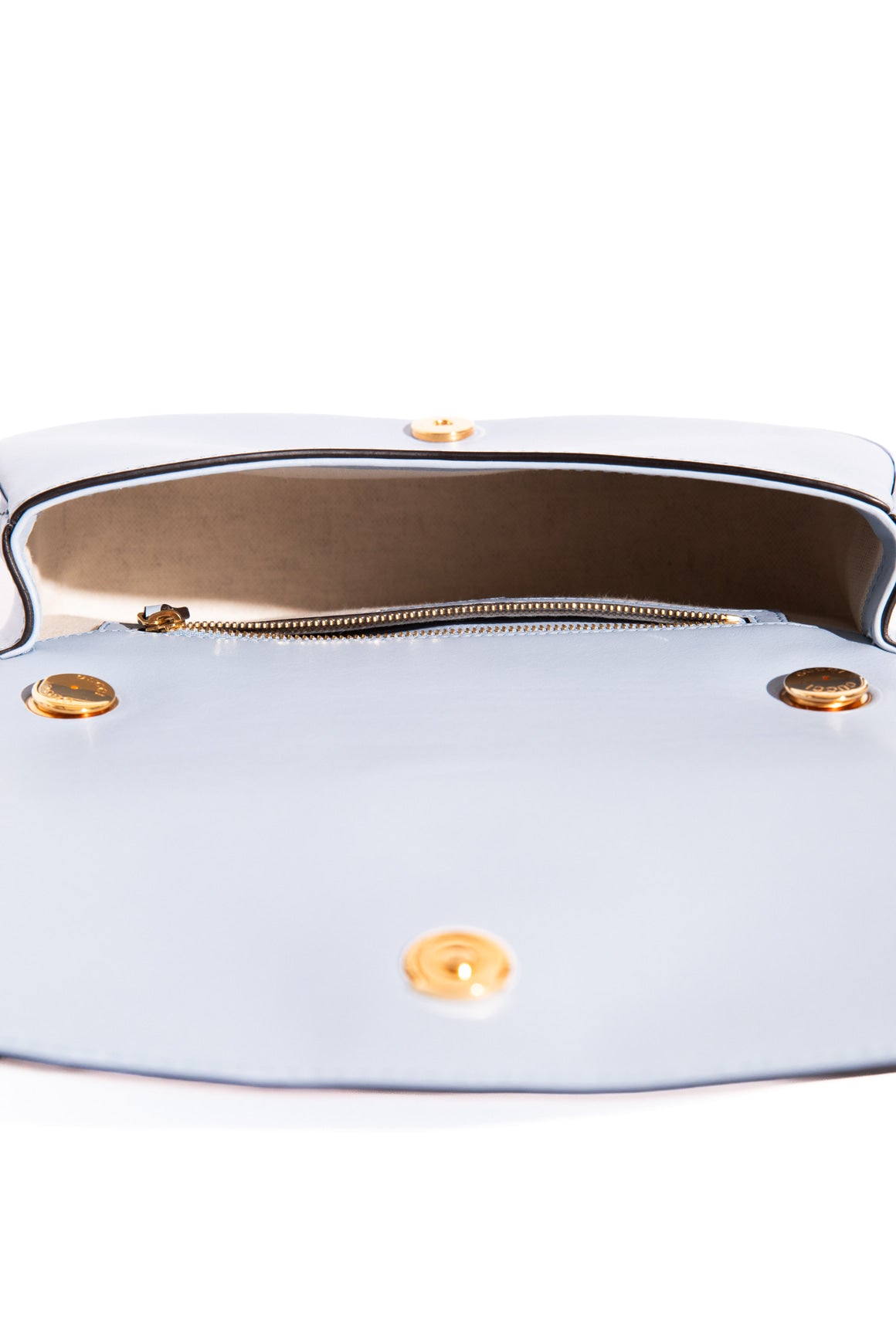GUCCI Pale Blue Roxy Calfskin Blondie Shoulder Bag