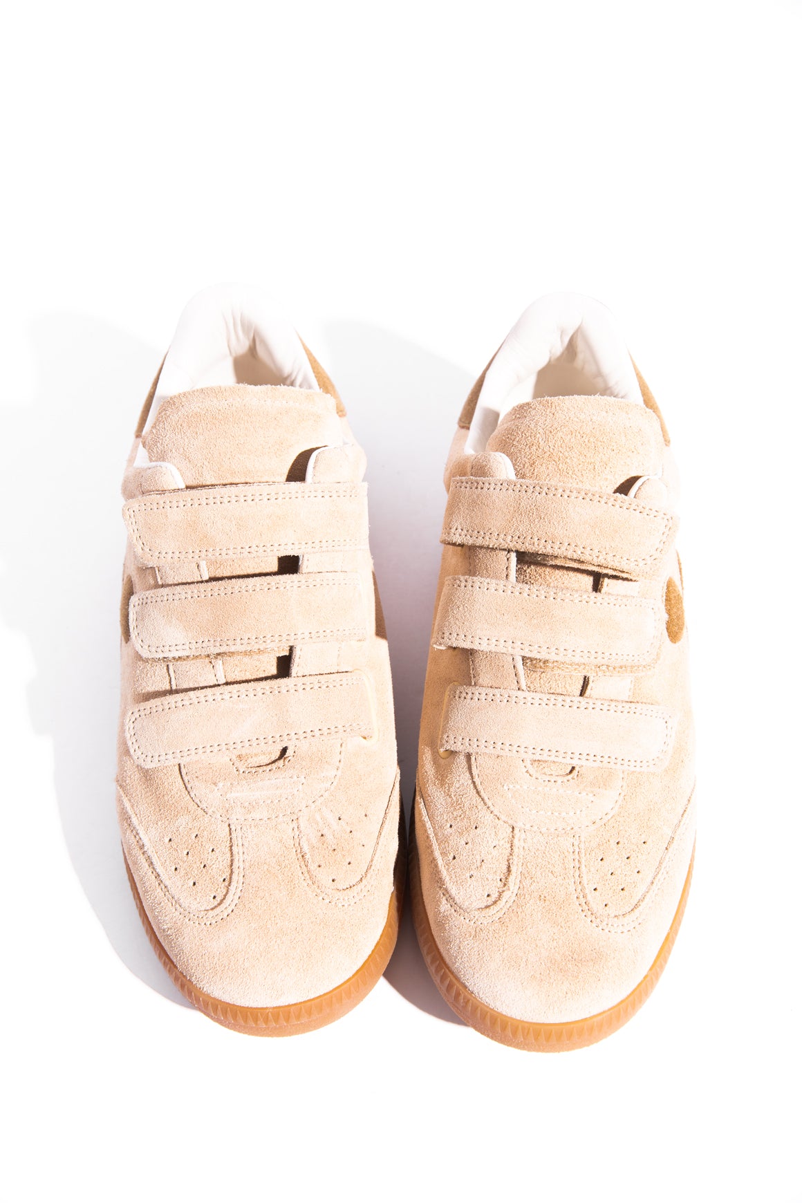ISABEL MARANT Tan "Beth" Low-Top Sneakers (Sz. 39)