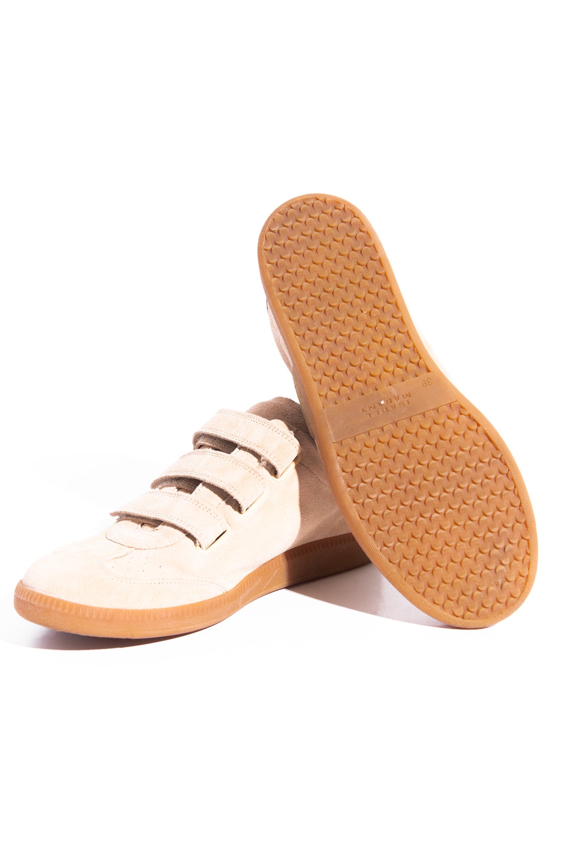 ISABEL MARANT Tan "Beth" Low-Top Sneakers (Sz. 39)