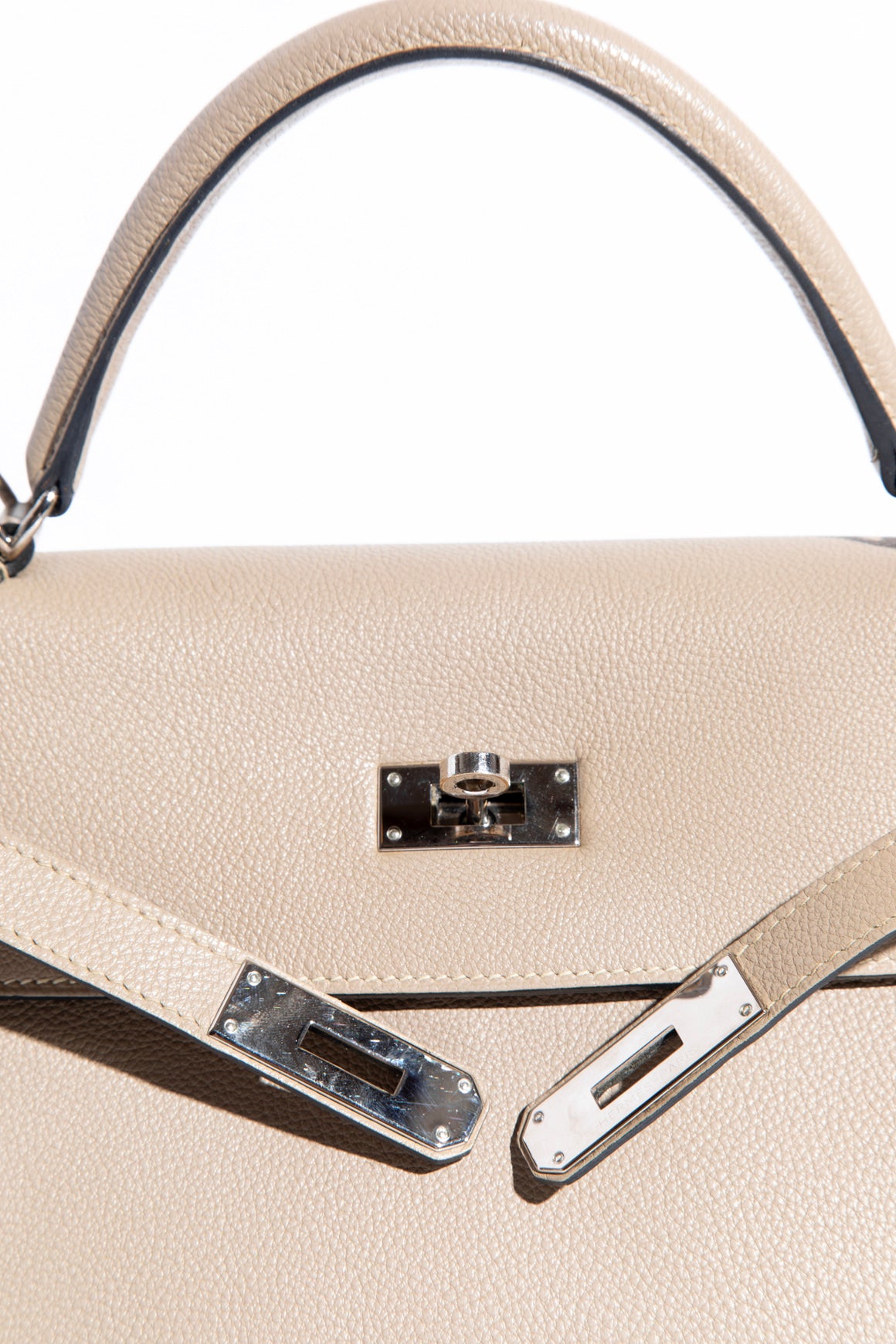 HERMES 2010 Kelly Gris Tourterelle 32