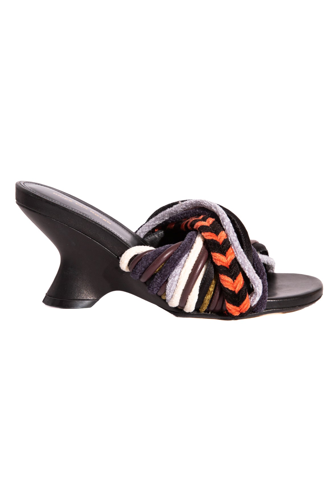 DRIES VAN NOTEN Braided Strap Wedge Heels (Sz. 37)