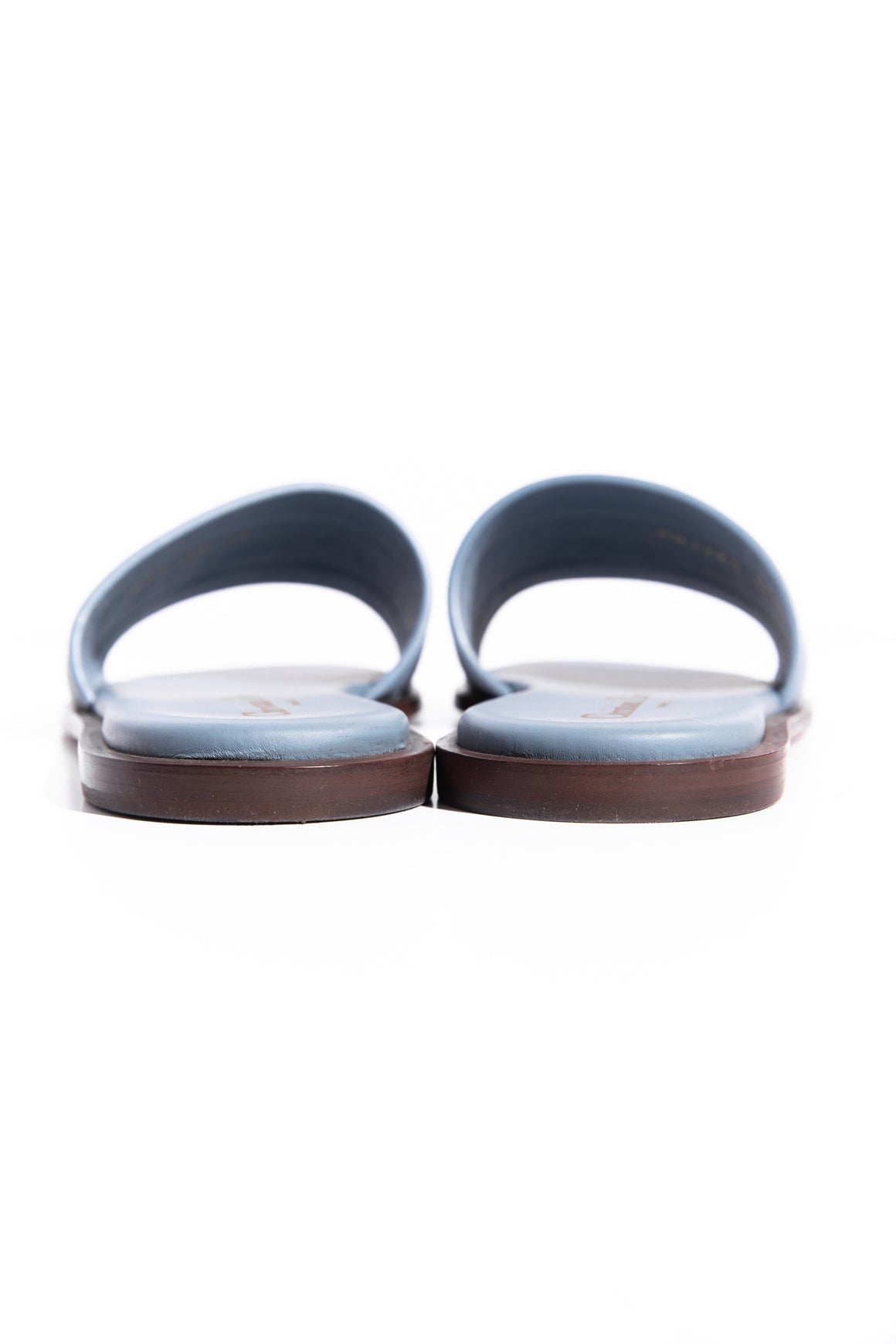 CHRISTIAN DIOR Blue "DWay" Slide Sandal (Sz. 35)