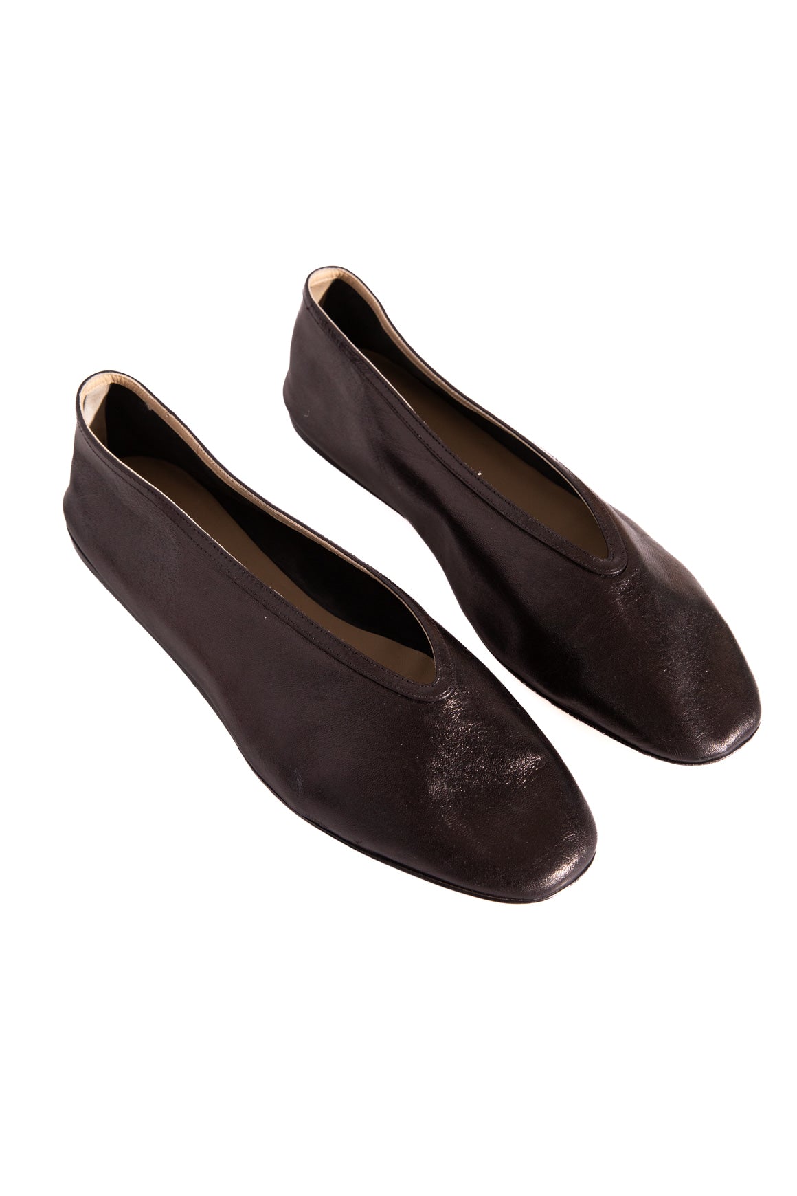 LE MONDE BERYL Leather Glove Flats (Sz. 41.5)