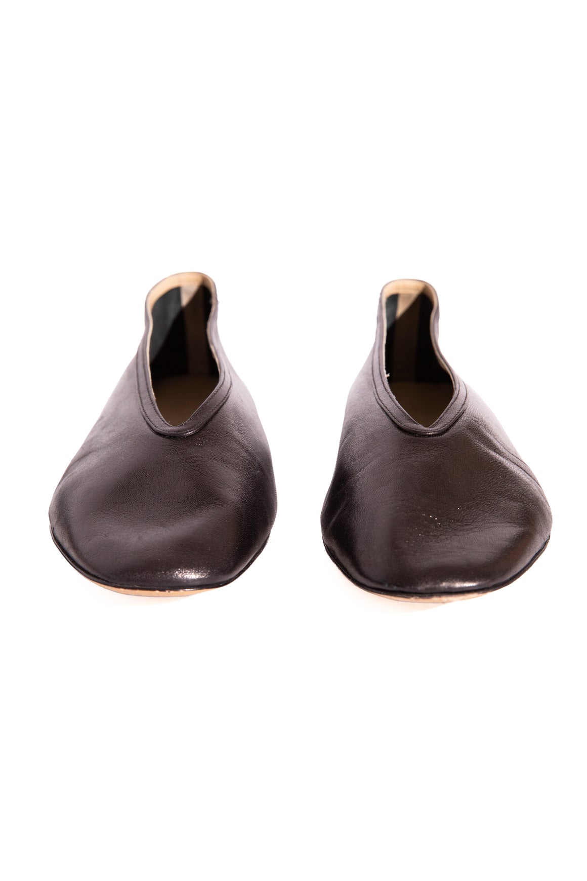 LE MONDE BERYL Leather Glove Flats (Sz. 41.5)