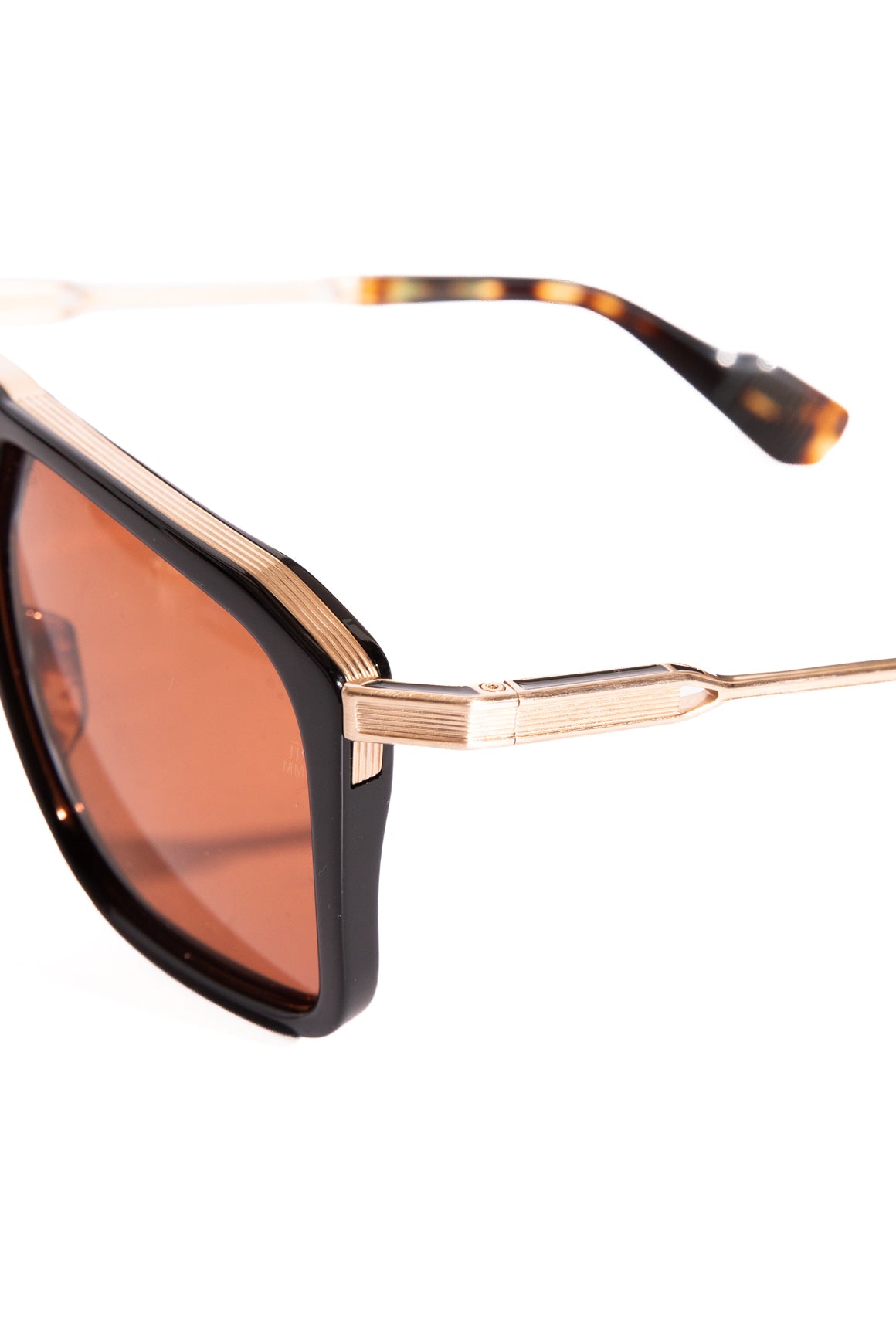 JACQUES MARIE MAGE Black Aviator Savoy Sunglasses