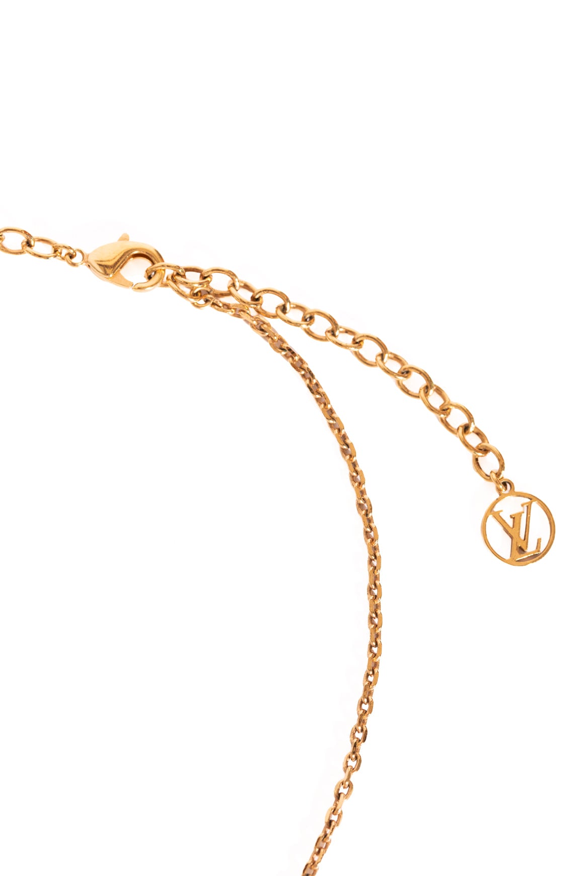 LOUIS VUITTON Gold "Blooming Supple" Necklace