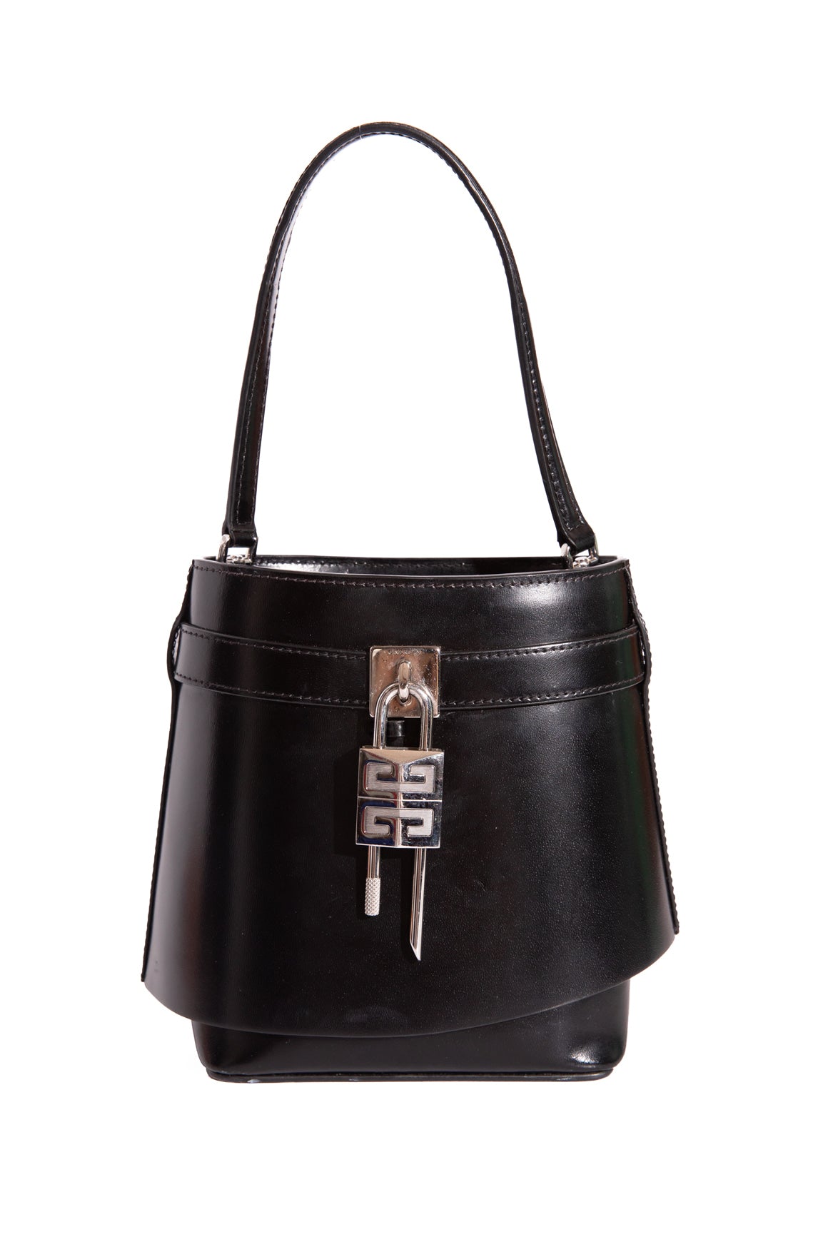 GIVENCHY Black Shark Lock Bucket Bag