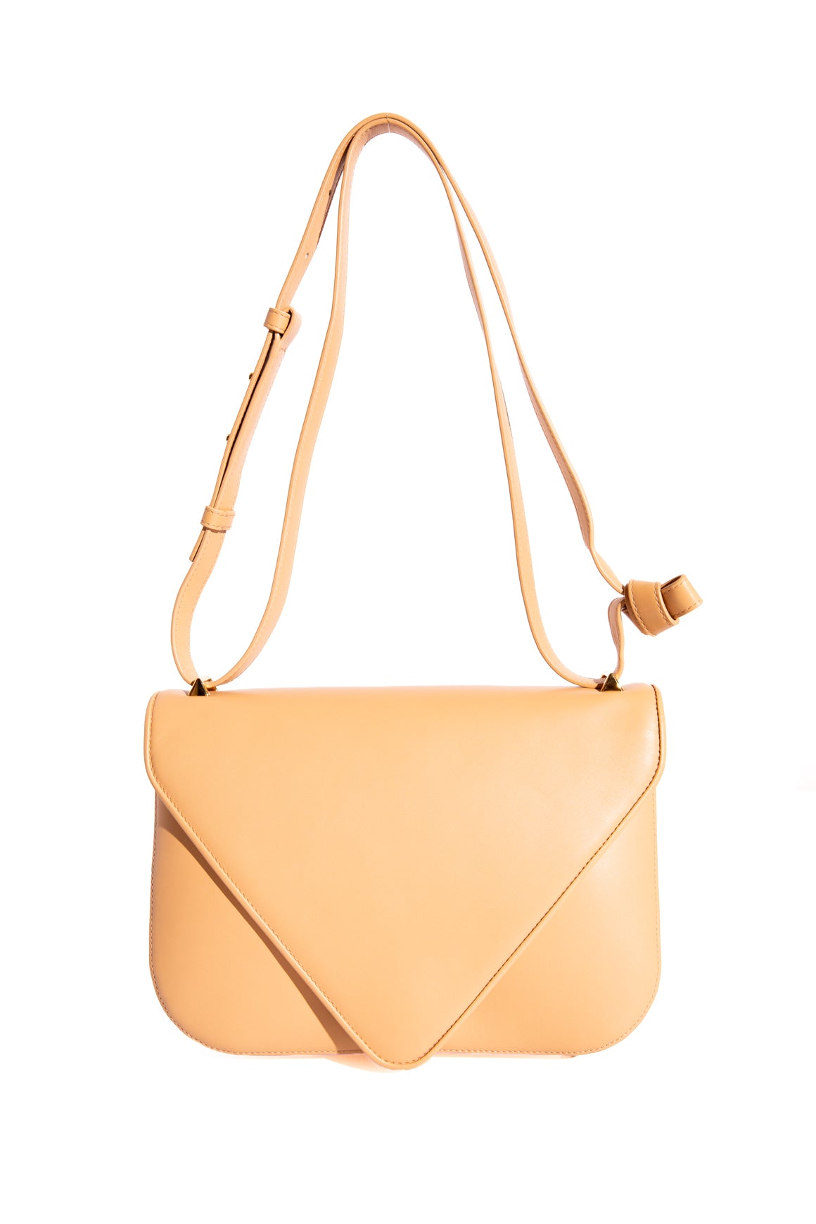 BOTTEGA VENTA Tan Leather Mount Bag