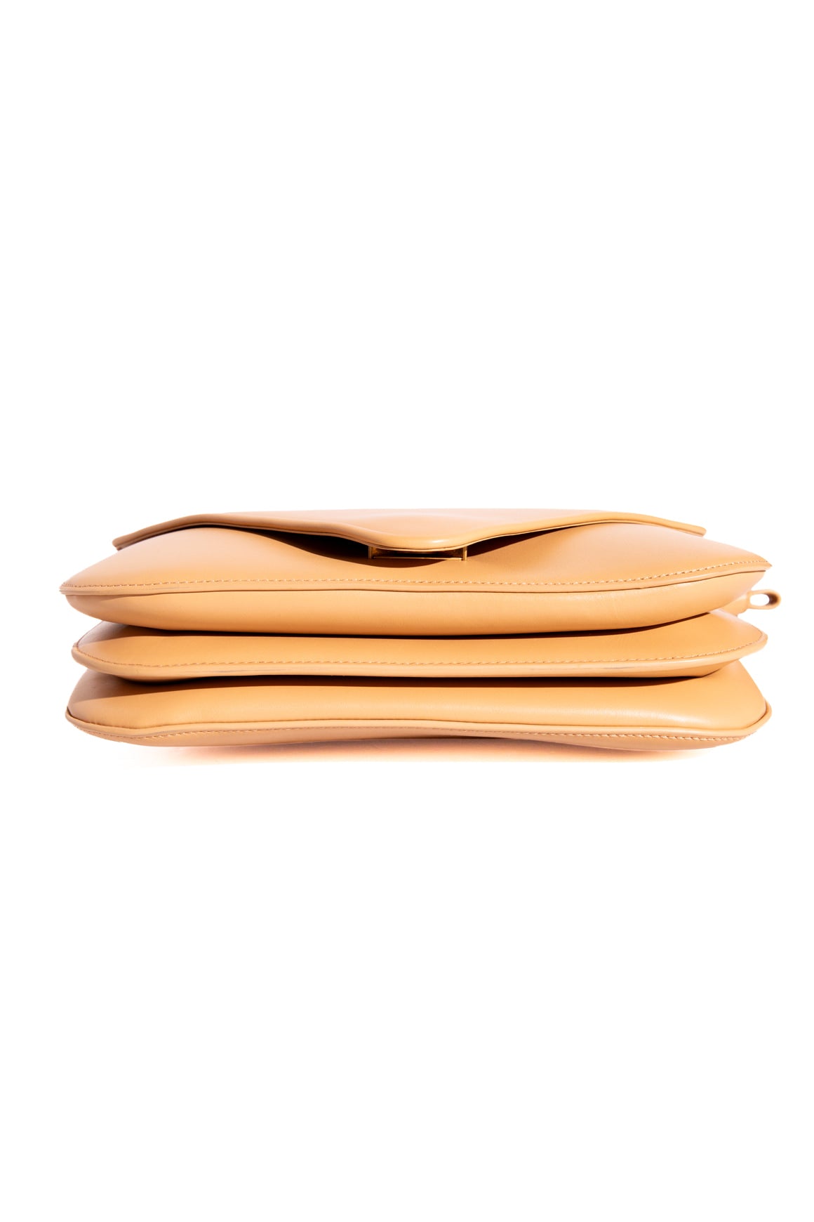 BOTTEGA VENTA Tan Leather Mount Bag