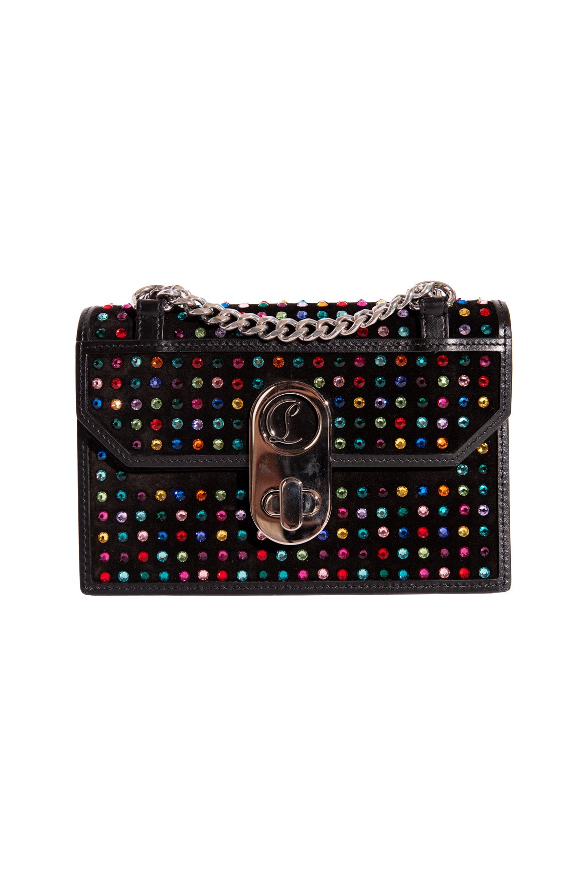 LOUBOUTIN Rainbow Crystal Elisa Bag