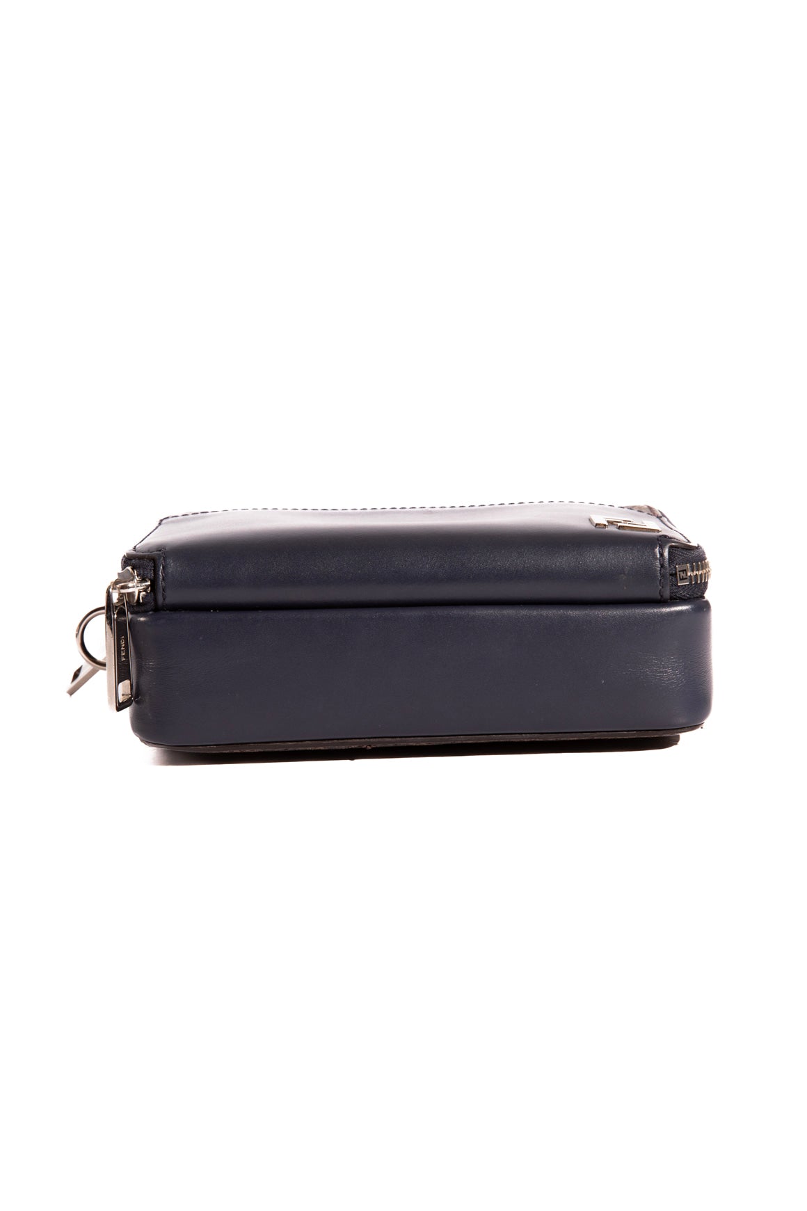 FENDI Navy Calf Leather Camera Bag