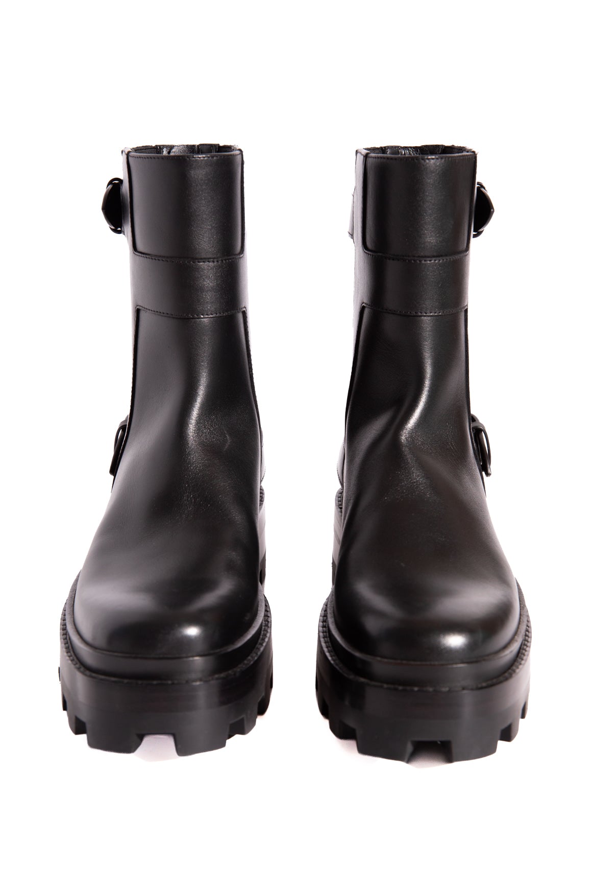 HERMES Black "Jaimy" Ankle Boots (Sz. 37.5)