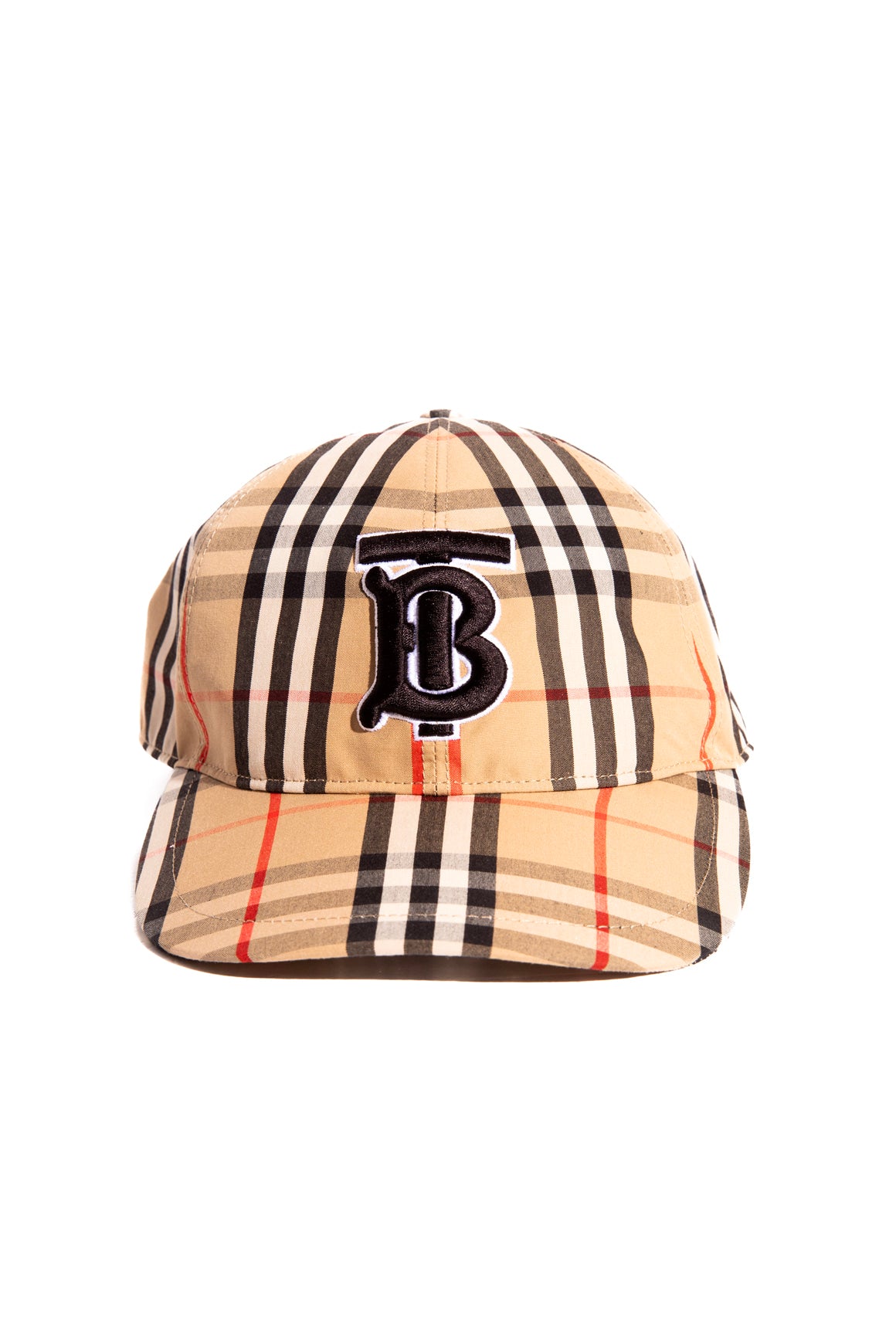 BURBERRY Beige Plaid Ballcap