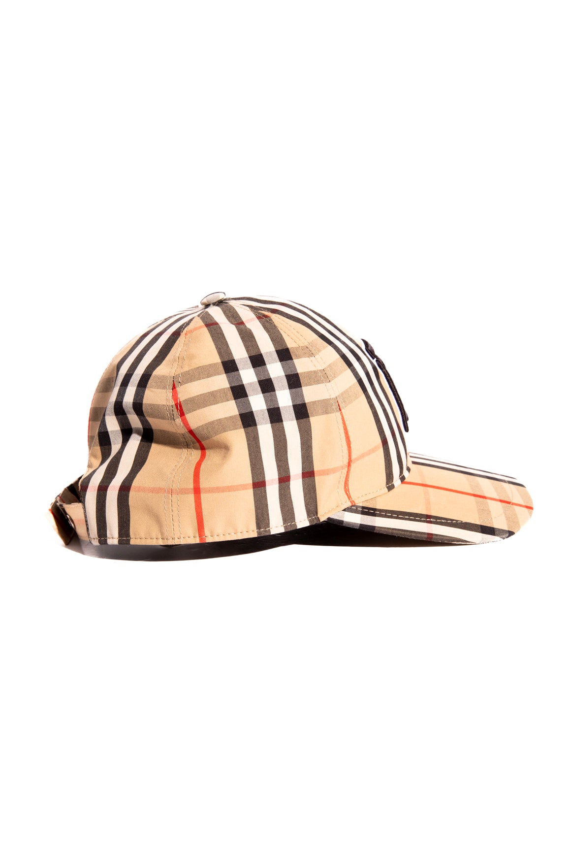 BURBERRY Beige Plaid Ballcap