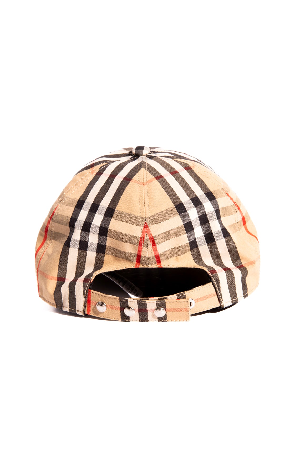 BURBERRY Beige Plaid Ballcap