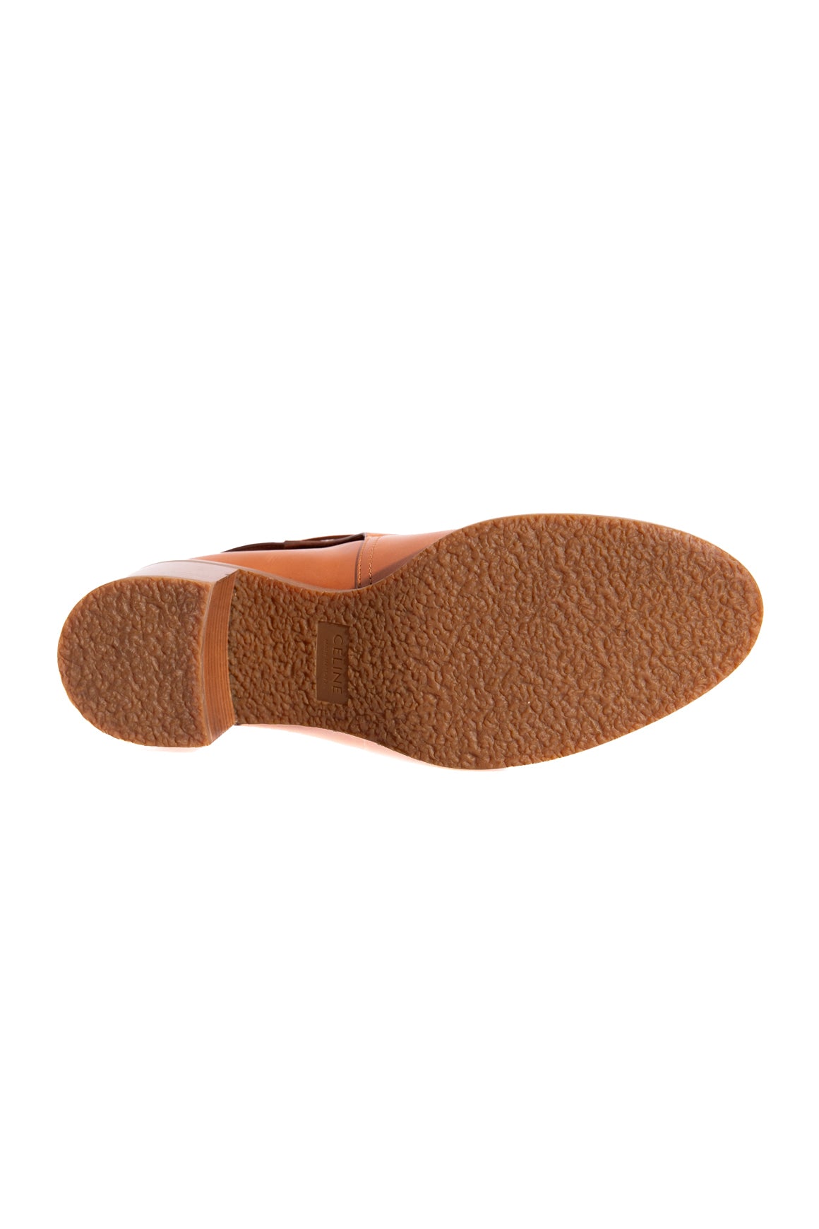 CELINE Tan Leather Ankle Boots (Sz. 41)