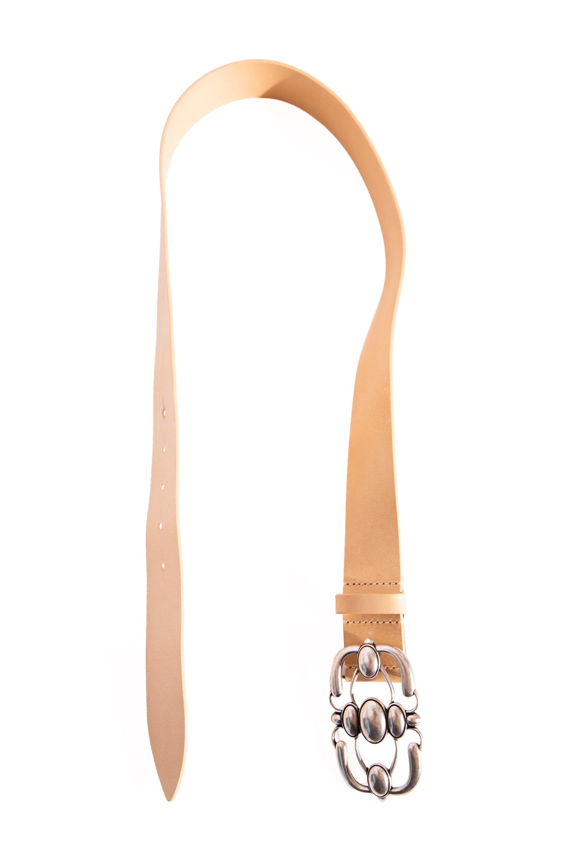 ISABEL MARANT Beige Leather "Mirko Belt (Sz. 90)