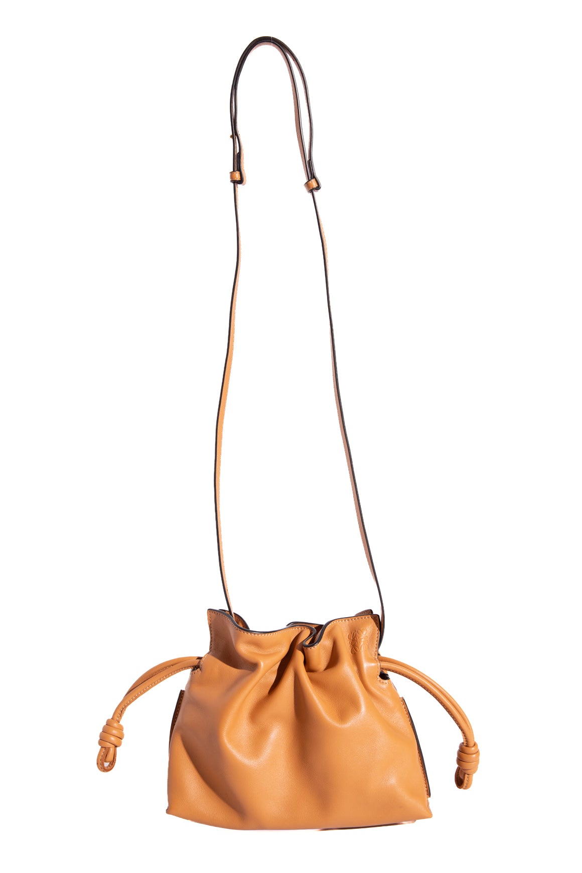 LOEWE Light Brown Mini Flamenco Pouch