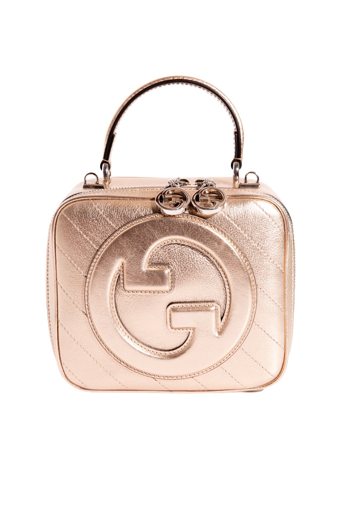GUCCI Gold Blondie Series Small Box Bag
