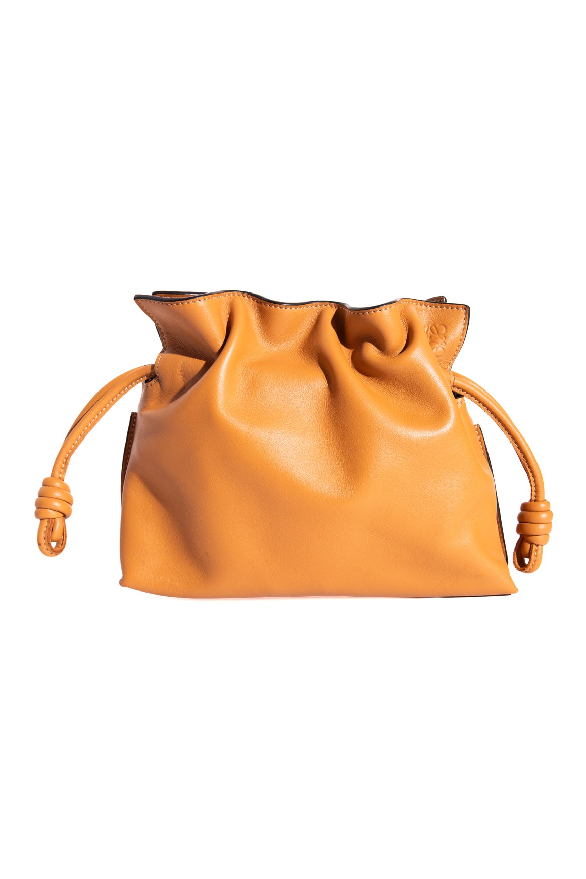 LOEWE Light Brown Mini Flamenco Pouch