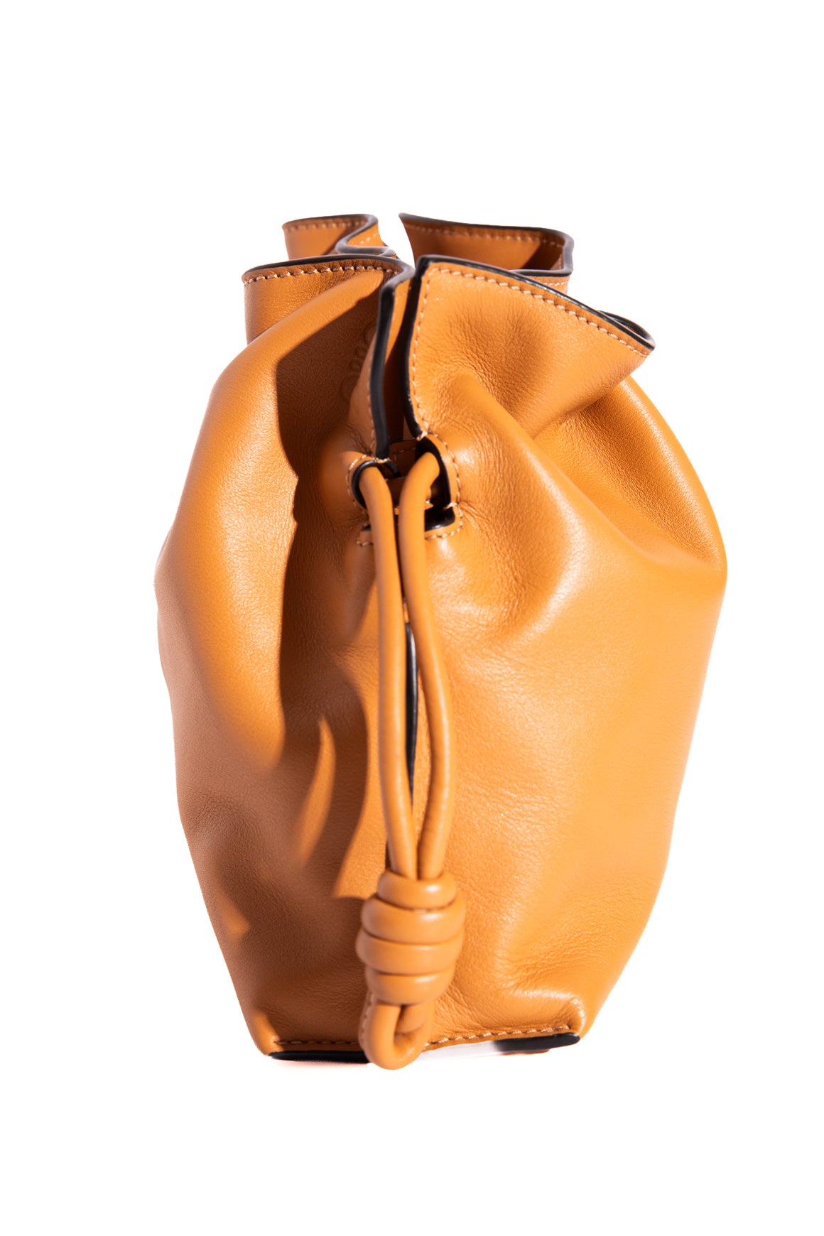 LOEWE Light Brown Mini Flamenco Pouch