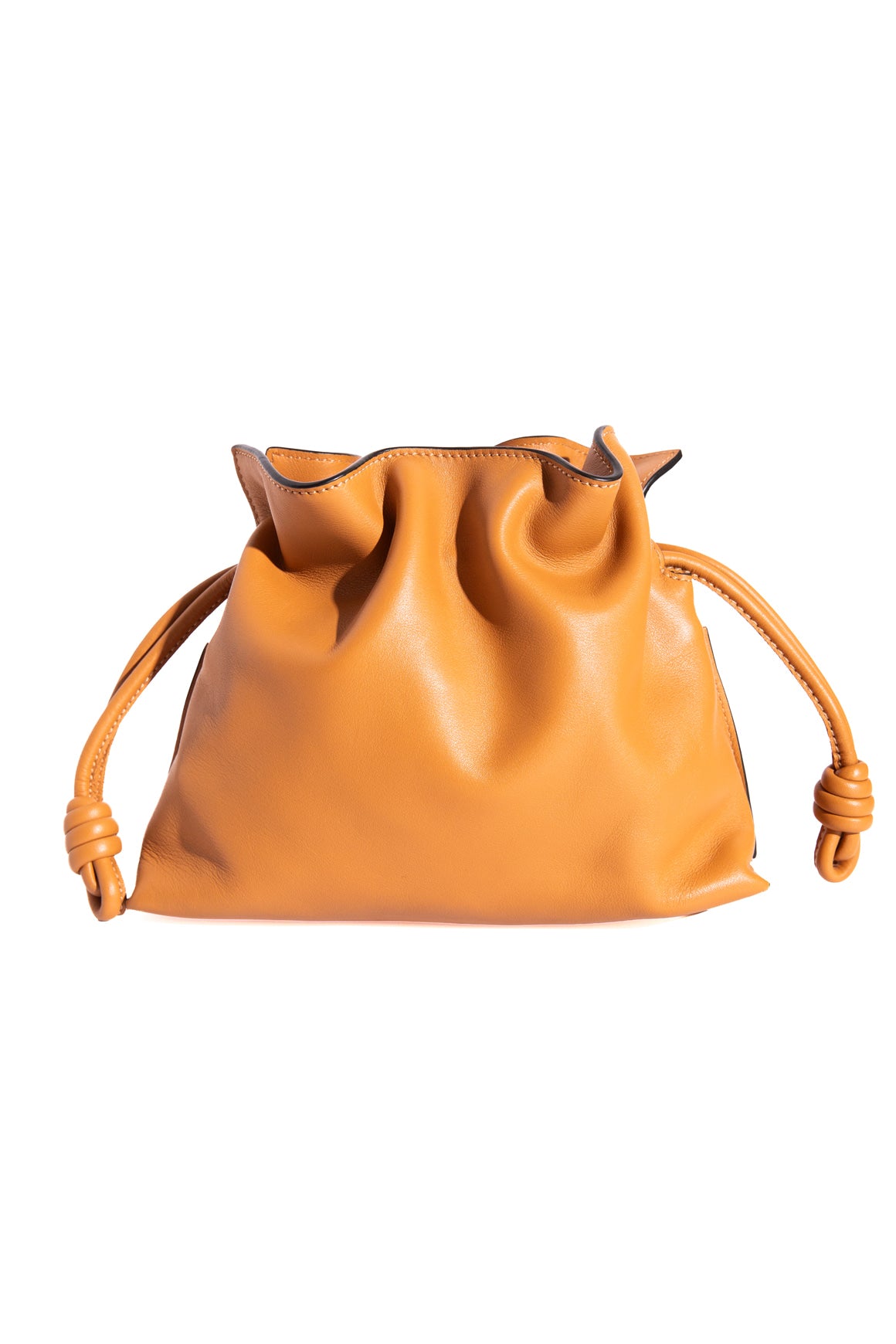 LOEWE Light Brown Mini Flamenco Pouch