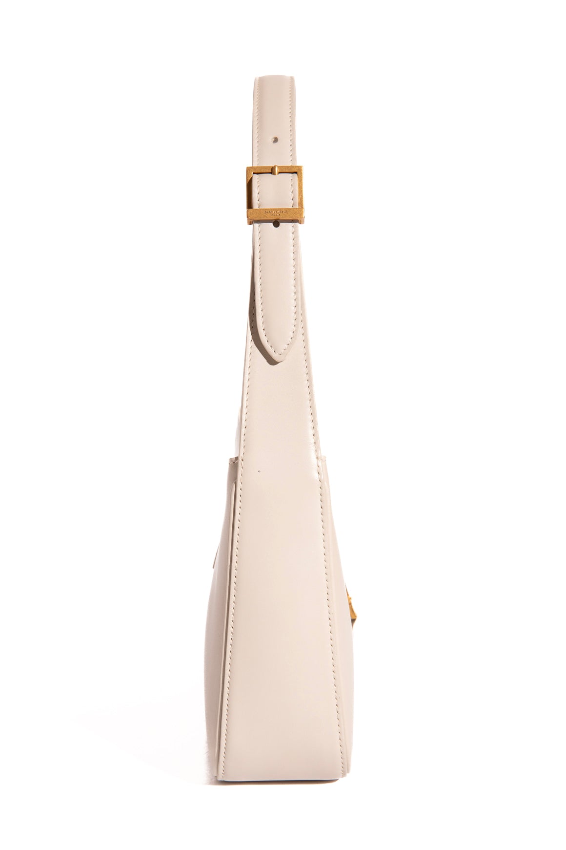 SAINT LAURENT Cream Le 5 À 7 Shoulder Bag