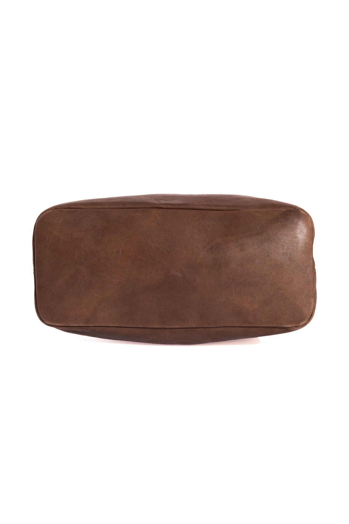 MIU MIU Brown Adventure Nappa Leather Bucket Bag