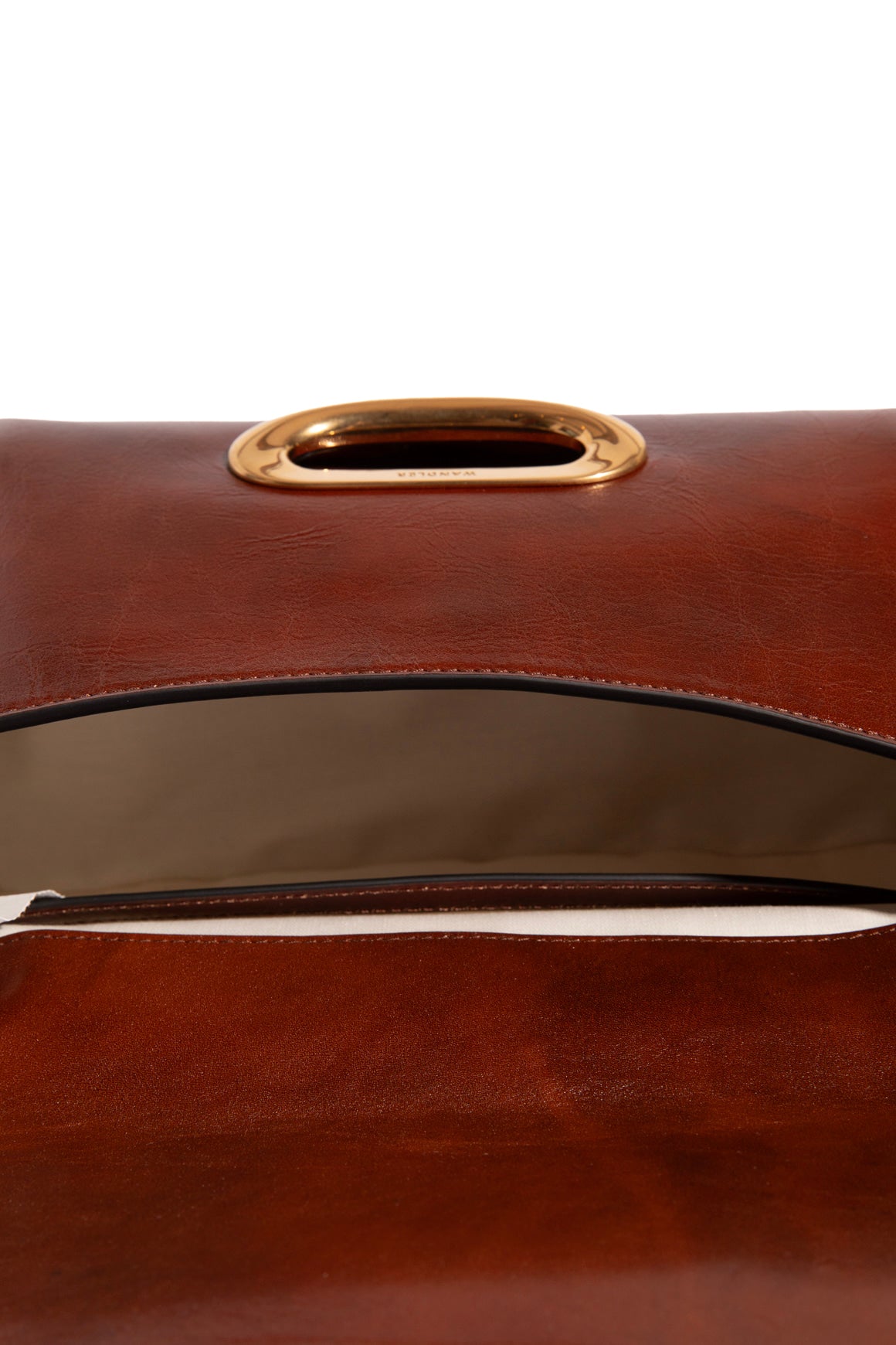 WANDLER Brown Leather Veneto Shoulder Bag
