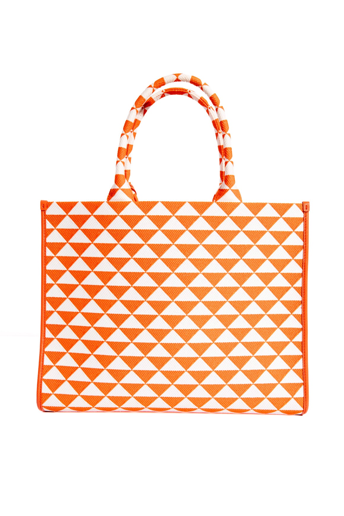 PRADA Symbole Embroidered Tote- Large