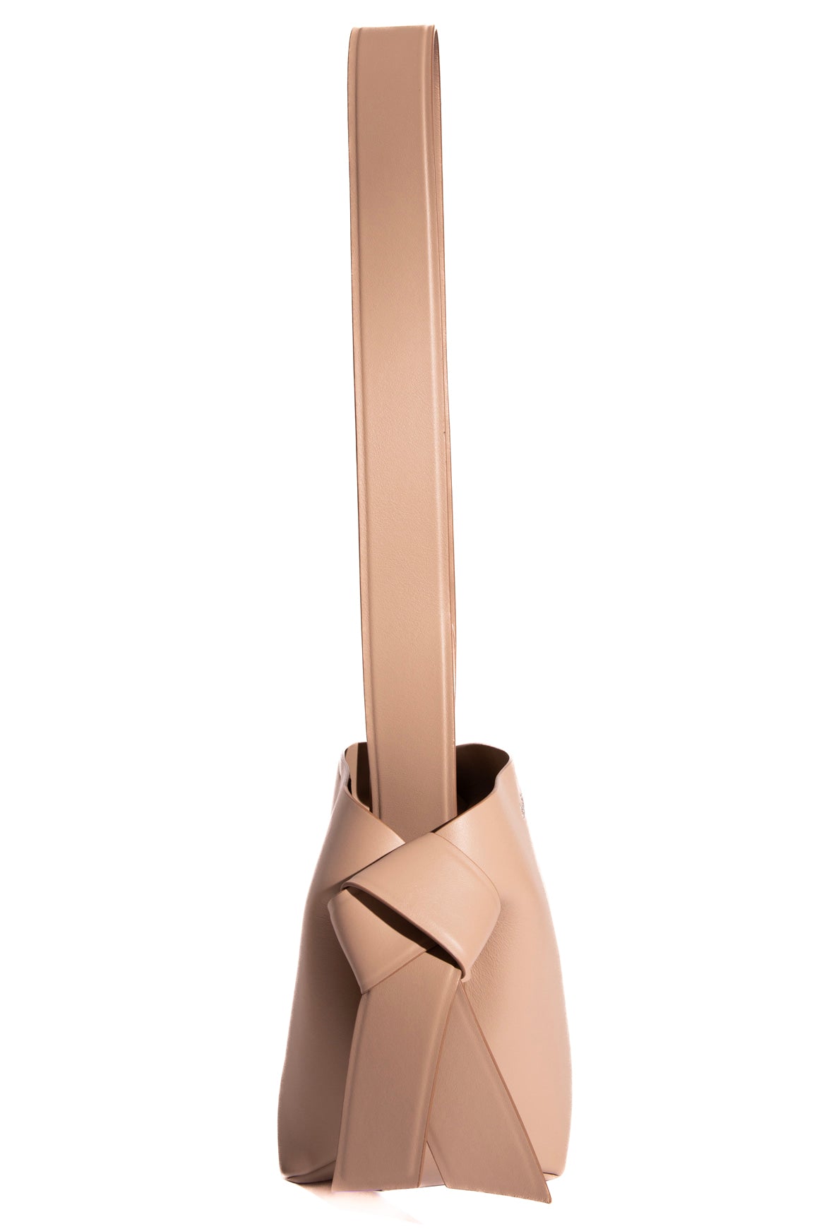 ACNE STUDIOS Taupe Leather Mini Musubi