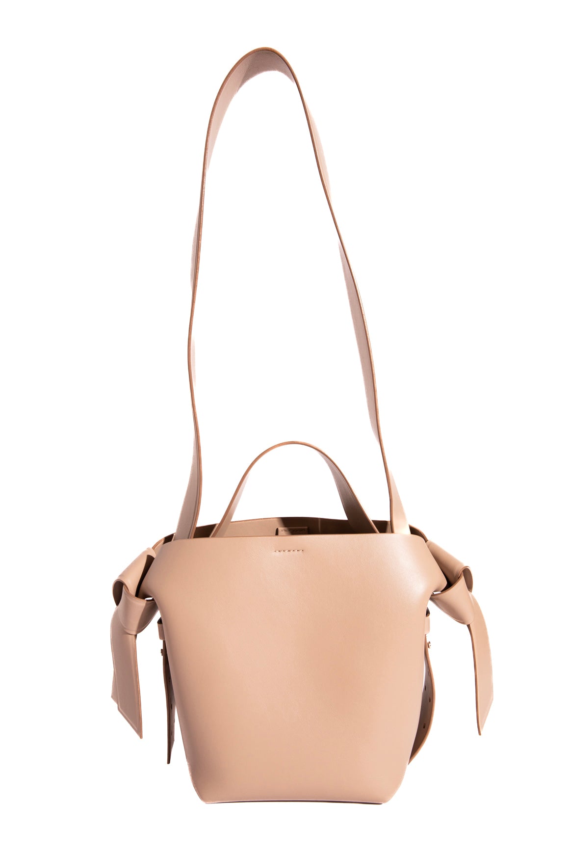 ACNE STUDIOS Taupe Leather Mini Musubi