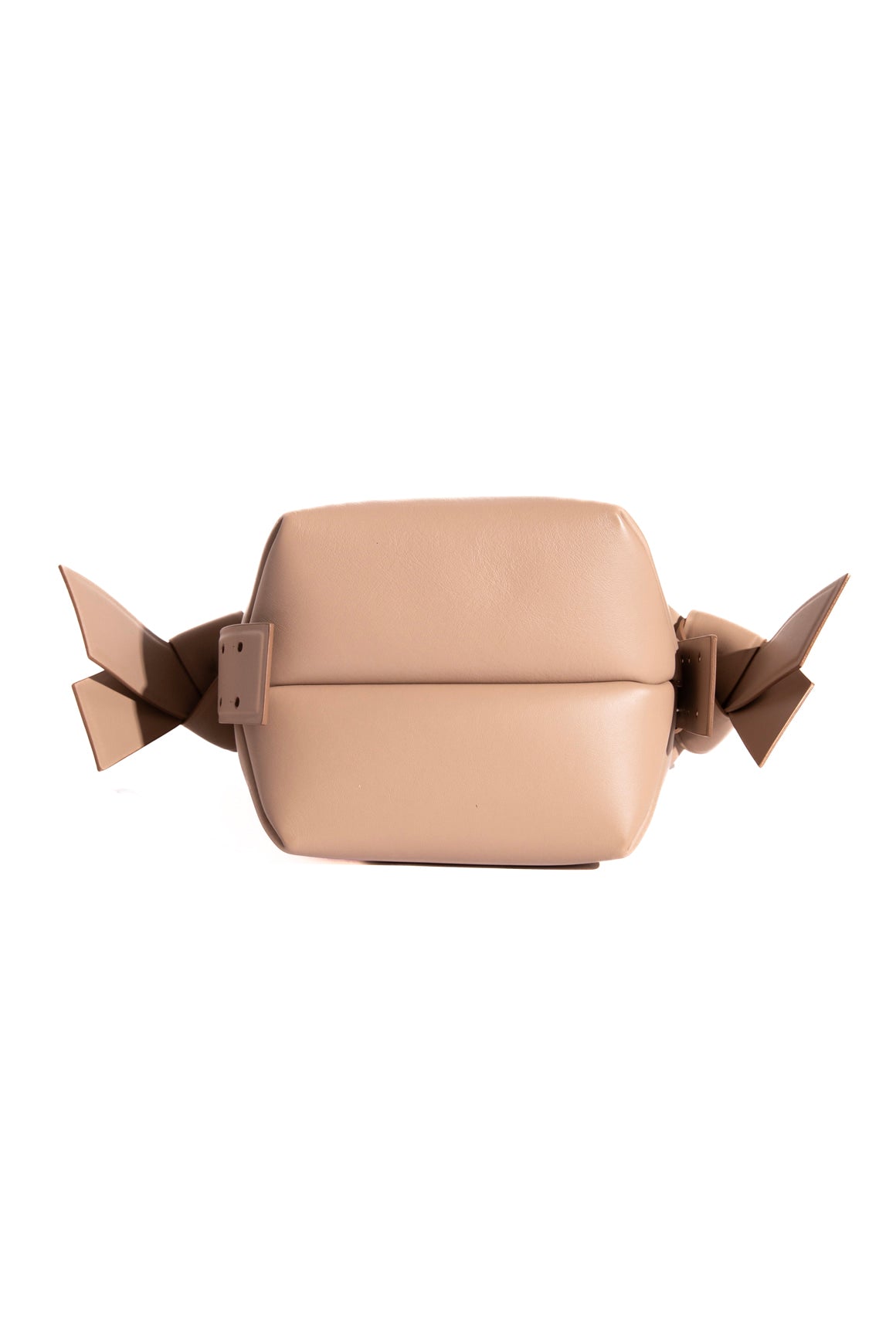 ACNE STUDIOS Taupe Leather Mini Musubi