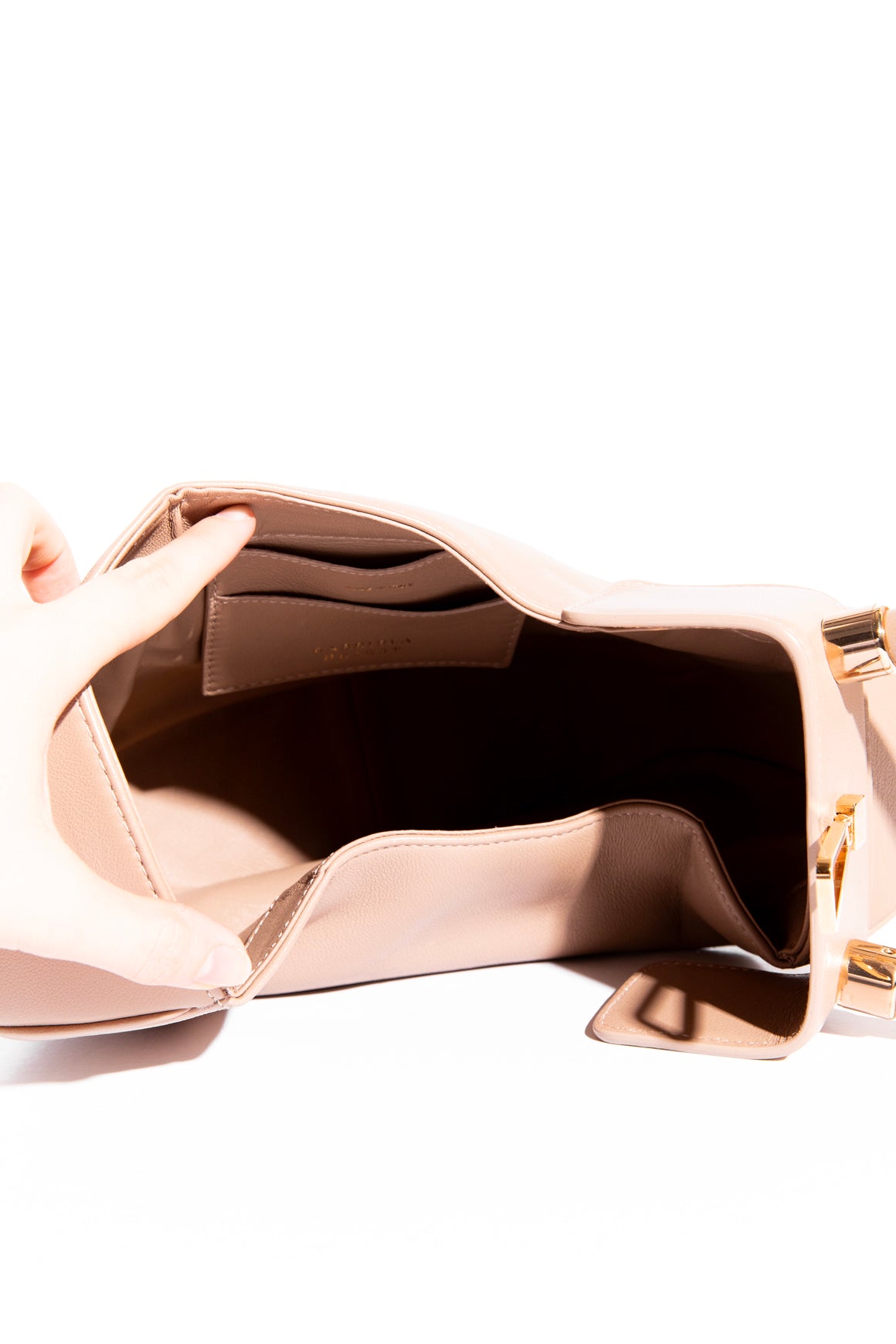 GABRIELA HEARST Beige Leather Nina Bag
