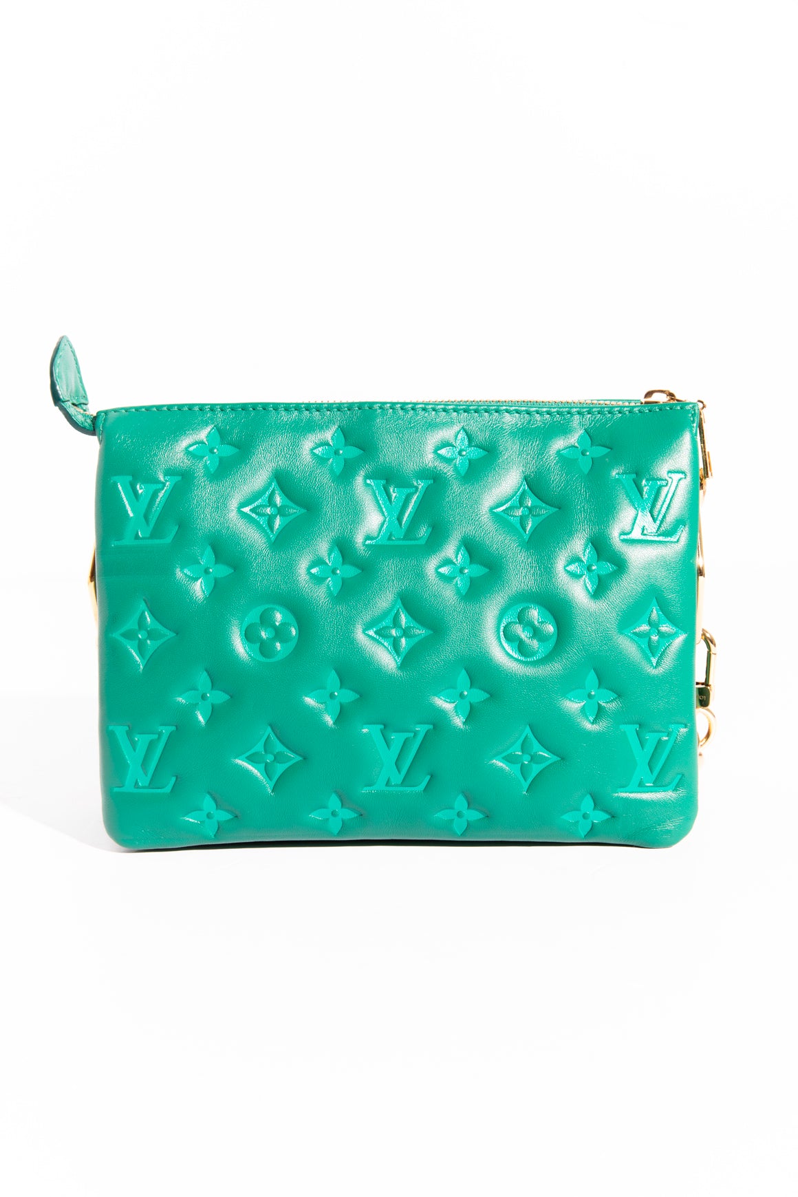 LOUIS VUITTON Green LV Coussin BB Handbag