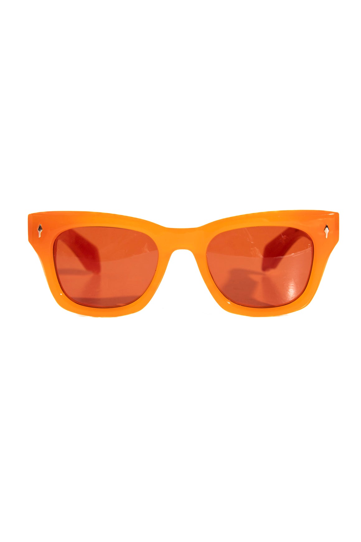 JACQUES MARIEMAGE Orange Square Frame Sunglasses