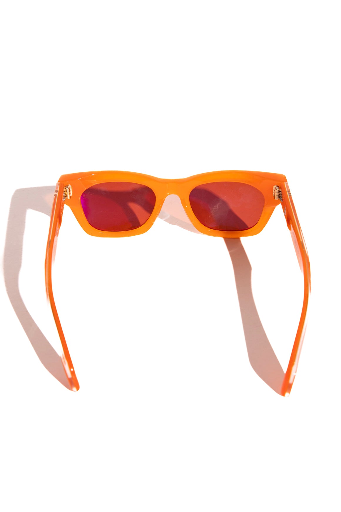 JACQUES MARIEMAGE Orange Square Frame Sunglasses