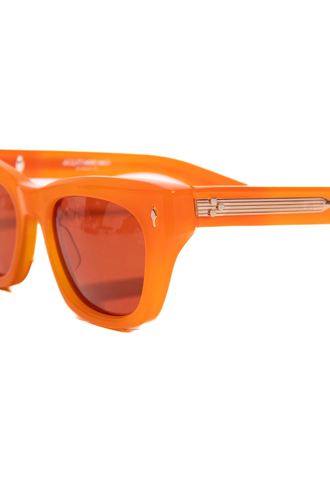 JACQUES MARIEMAGE Orange Square Frame Sunglasses
