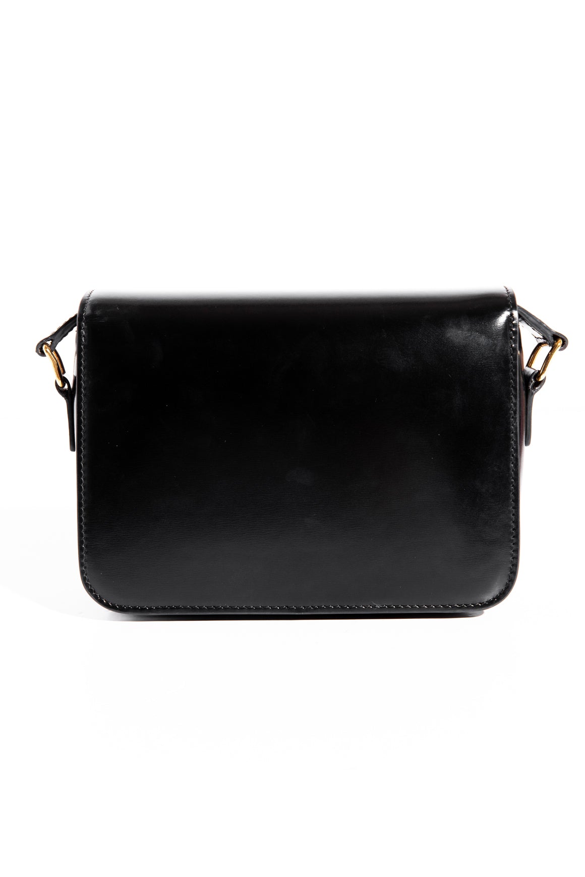 CELINE Teen Triomphe Bag In Shiny Calfskin