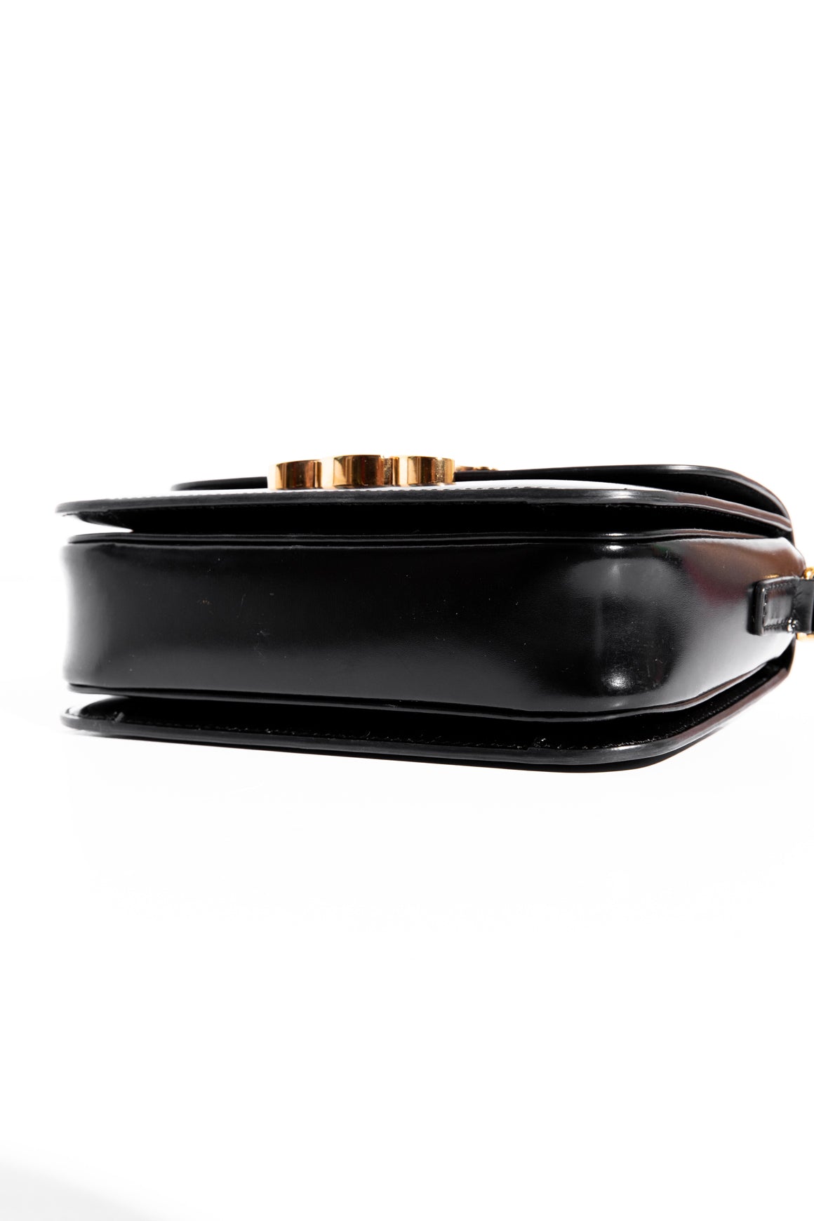 CELINE Teen Triomphe Bag In Shiny Calfskin